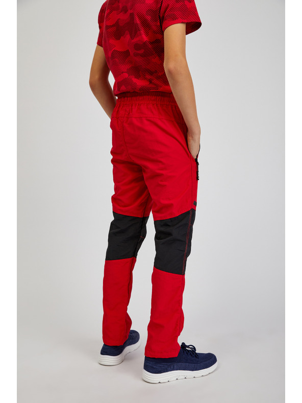 Sam 73 Čierno-červené detské športové nohavice SAM73 Jonathan