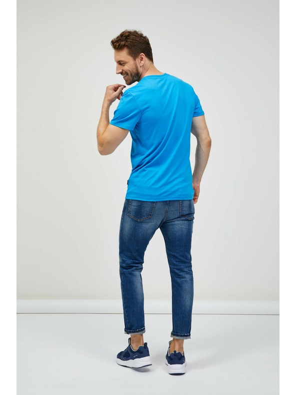 Sam 73 Modré pánske tričko SAM 73 Fenri