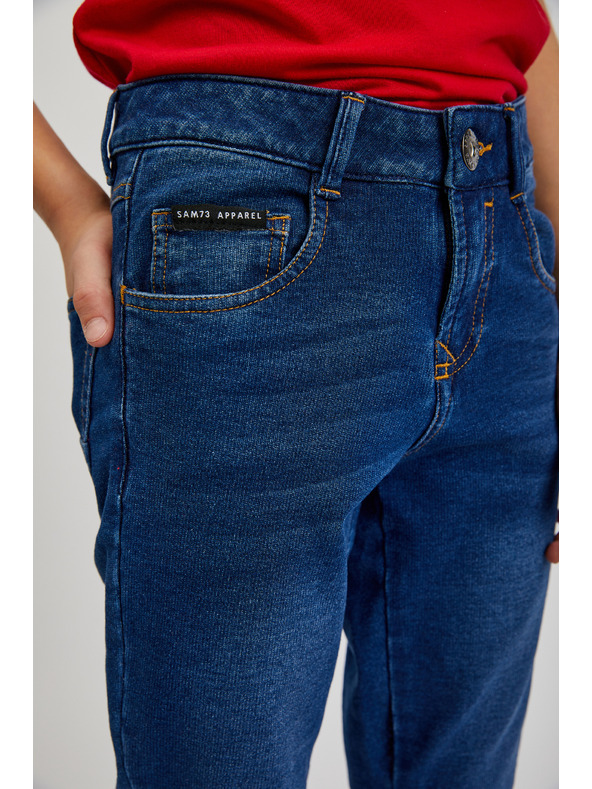 Sam 73 Modré chlapčenské džínsy SAM73 Pavo