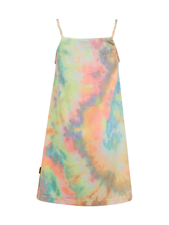 Sam 73 Zelenožlté vzorované dievčenské letné šaty SAM73 Equuleus