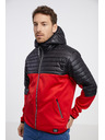 Sam 73 Čierno-červená pánska ľahká prešívaná bunda SAM 73 Vader