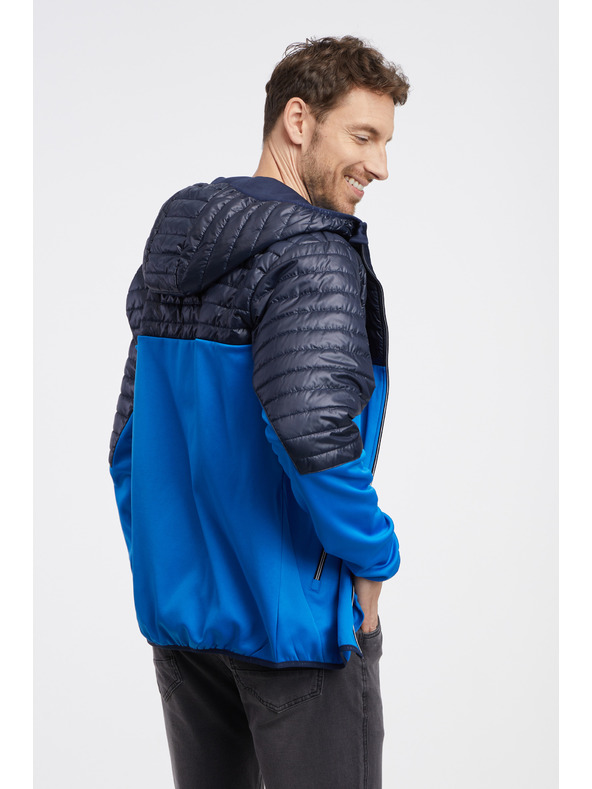 Sam 73 Čierno-modrá pánska ľahká prešívaná bunda SAM 73 Vader