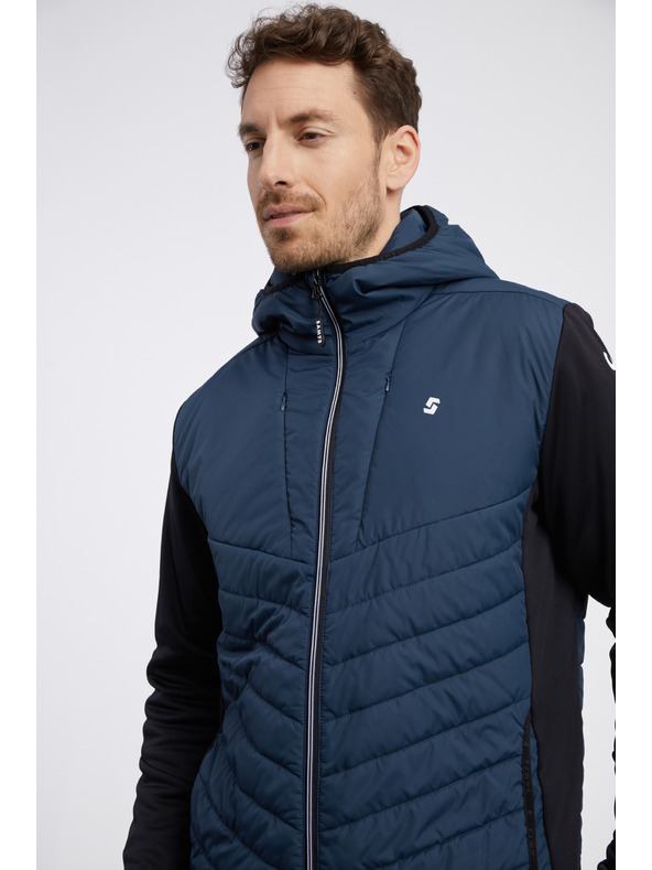 Sam 73 Tmavomodrá pánska ľahká prešívaná bunda SAM 73 Travis