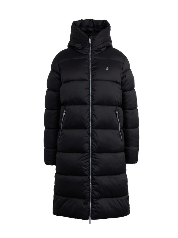 Sam 73 Čierny dámsky zimný prešívaný kabát SAM 73 Hedvika