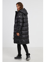 Sam 73 Čierny dámsky zimný prešívaný kabát SAM 73