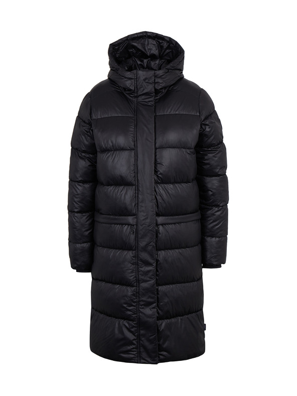 Sam 73 Čierny dámsky zimný prešívaný kabát SAM 73