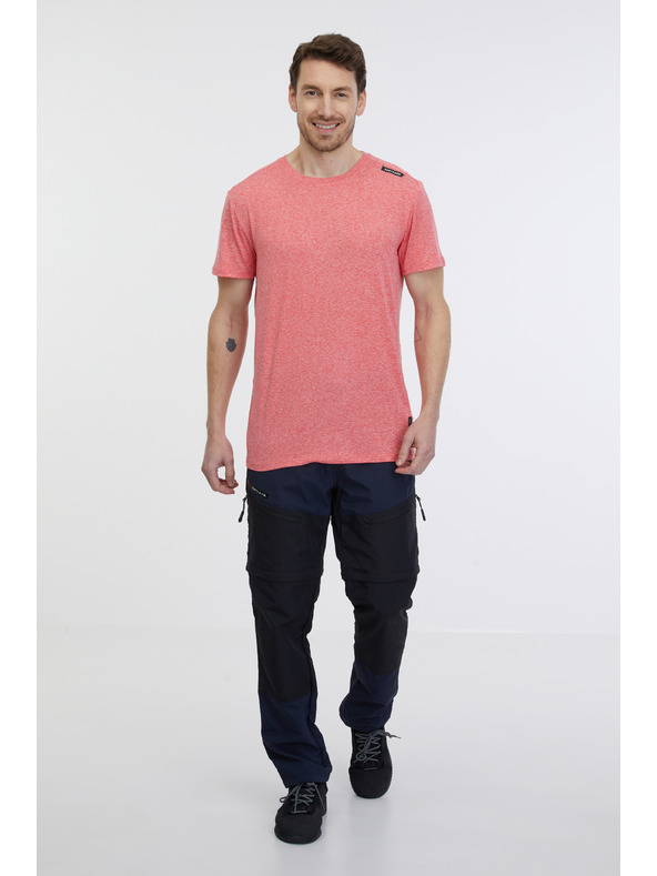 Sam 73 Koralové pánske pruhované tričko SAM 73 Fortunato