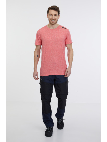 Sam 73 Koralové pánske pruhované tričko SAM 73 Fortunato