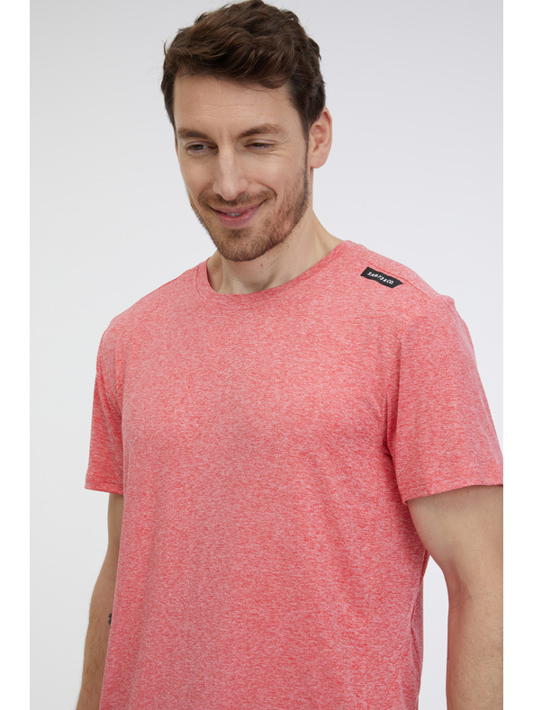 Sam 73 Koralové pánske pruhované tričko SAM 73 Fortunato