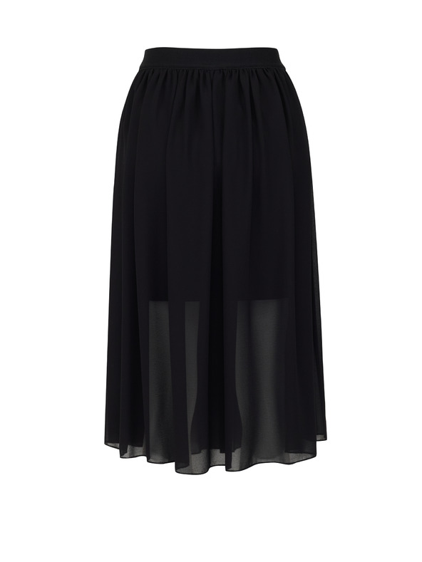 Sam 73 Čierna dámska midi sukňa SAM 73 Evelina