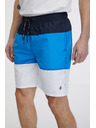 Sam 73 Bielo-modré pánske pruhované plavky SAM 73 Dion