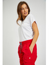Sam 73 Červené dámske trojštvrťové nohavice SAM 73 Lynx