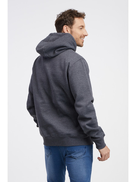 Sam 73 Šedá pánska žíhaná mikina SAM 73 Albus