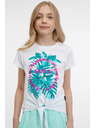Sam 73 Biele dievčenské tričko SAM 73 Kiara