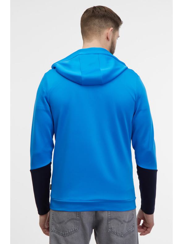 Sam 73 Modrá pánska mikina so zipsom SAM 73 Emanuel