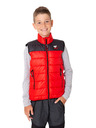 Sam 73 Čierno-červená chlapčenská prešívaná vesta SAM 73 Roger
