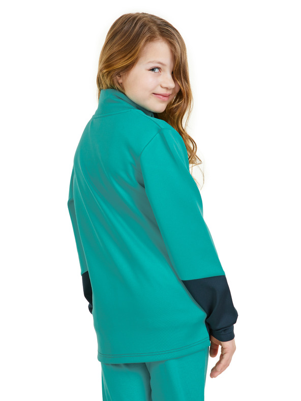 Sam 73 Modrozelená dievčenská mikina SAM 73 Kenley