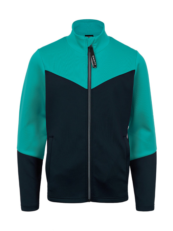 Sam 73 Modrozelená dievčenská mikina SAM 73 Kenley