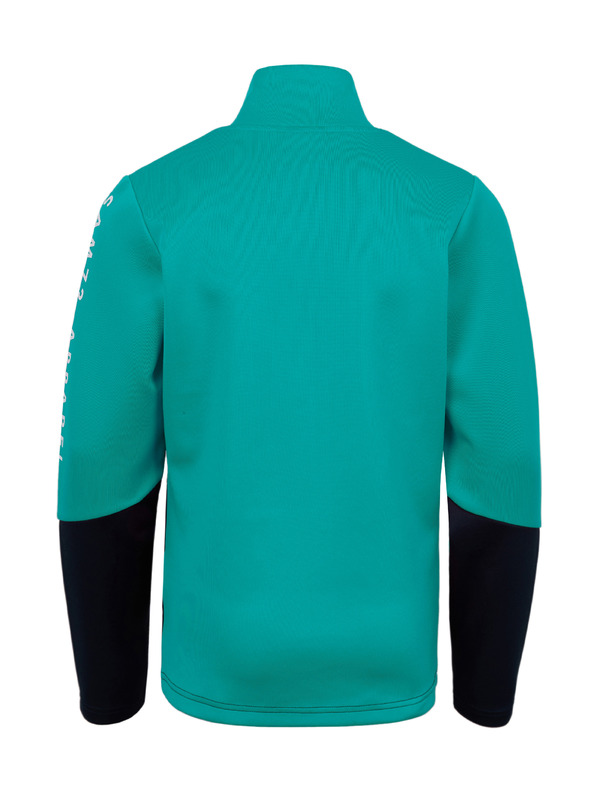 Sam 73 Modrozelená dievčenská mikina SAM 73 Kenley