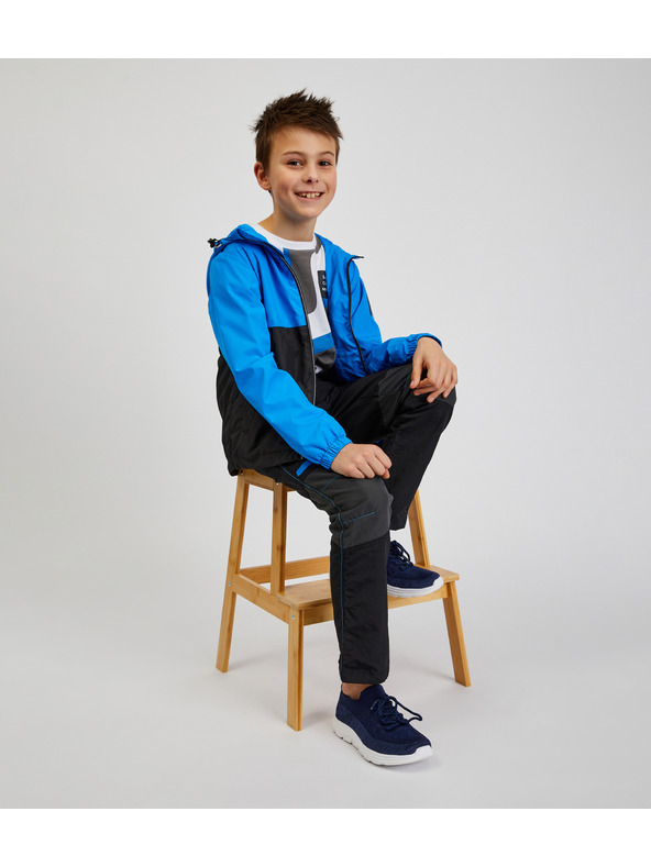 Sam 73 Čierno-modrá chlapčenská bunda SAM73 Apus