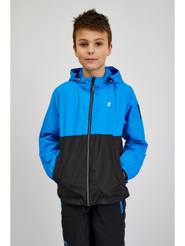 Sam 73 Čierno-modrá chlapčenská bunda SAM73 Apus