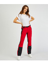 Sam 73 Čierno-červené dámske nohavice s odopínateľnou nohavicou SAM73 Aries