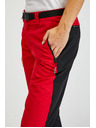 Sam 73 Čierno-červené dámske nohavice s odopínateľnou nohavicou SAM73 Aries