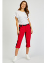 Sam 73 Čierno-červené dámske nohavice s odopínateľnou nohavicou SAM73 Aries