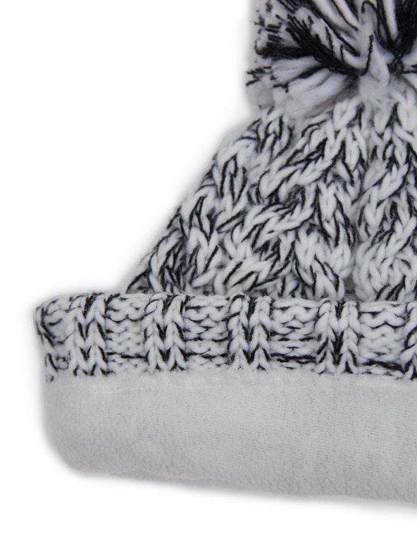 Sam 73 Bielo-čierna dámska čiapka SAM 73