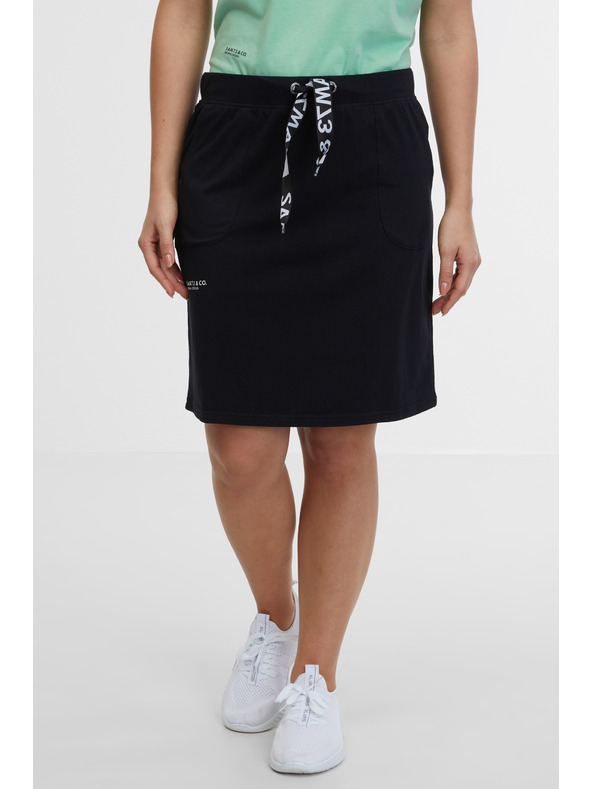 Sam 73 Čierna dámska sukňa SAM 73 Paulina