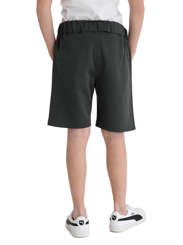 Sam 73 Tmavosivé chlapčenské šortky s pásom SAM 73