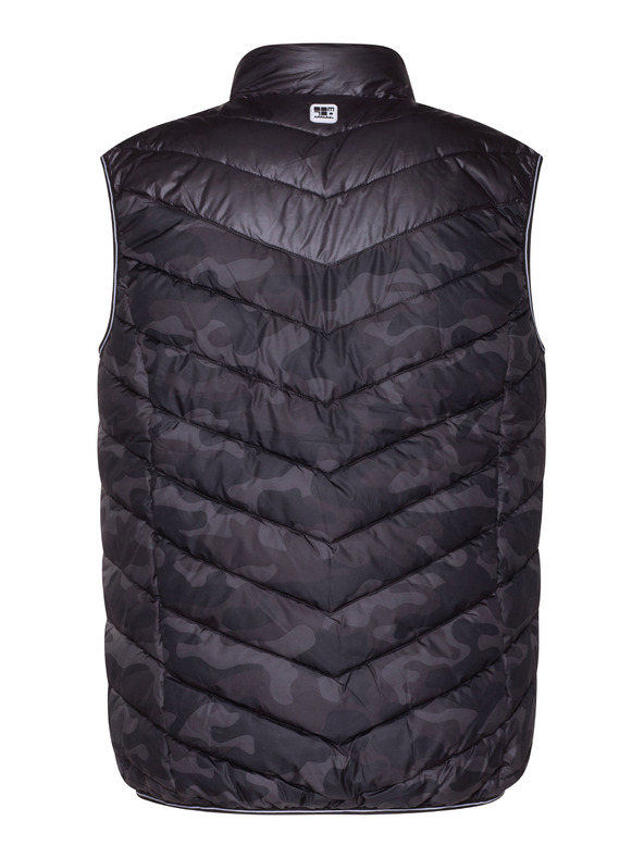 Sam 73 Čierna pánska prešívaná vojenská vesta SAM 73 Gorm