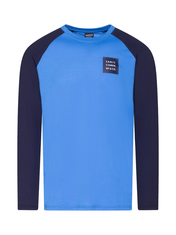 Sam 73 Čierno-modré pánske tričko SAM 73
