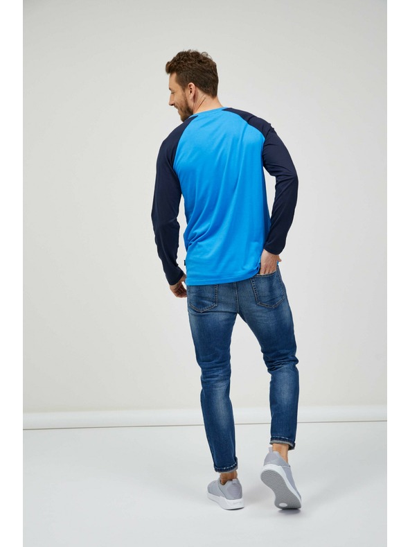 Sam 73 Čierno-modré pánske tričko SAM 73