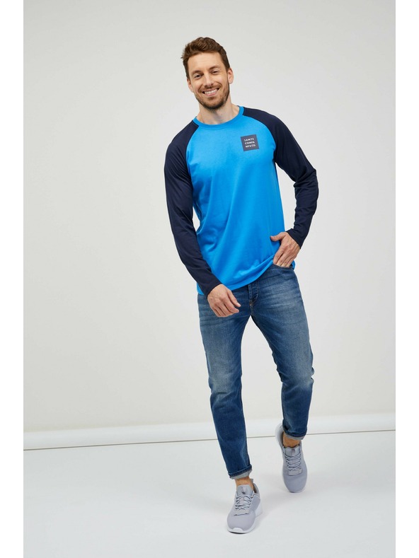 Sam 73 Čierno-modré pánske tričko SAM 73