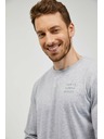 Sam 73 Svetlošedé pánske pruhované tričko SAM 73