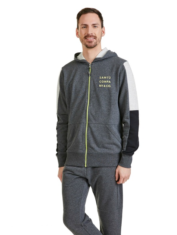 Sam 73 Tmavosivá pánska mikina SAM 73 Gordon