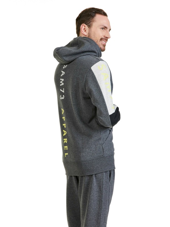 Sam 73 Tmavosivá pánska mikina SAM 73 Gordon