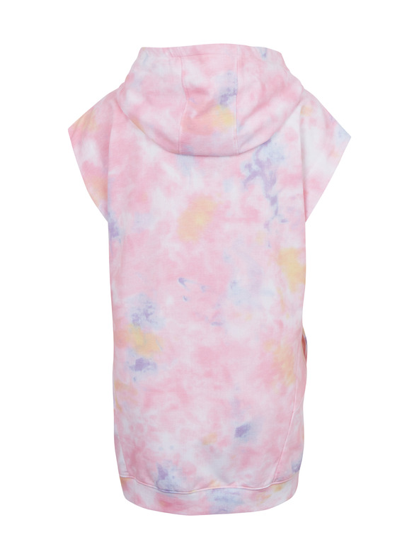 Sam 73 Ružová dámska vzorovaná mikina bez rukávov SAM73 Carina