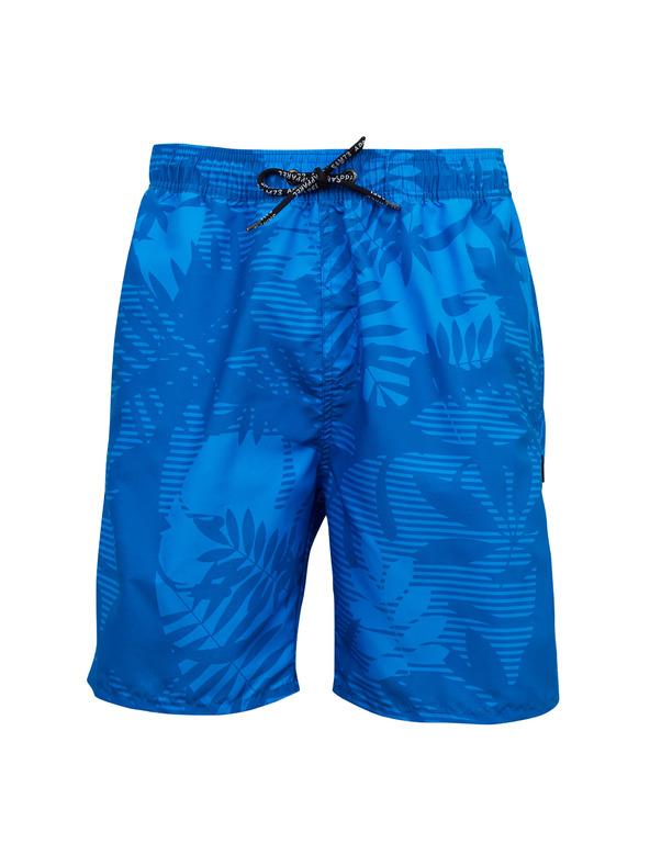 Sam 73 Modré pánske vzorované plavky SAM73 Leo
