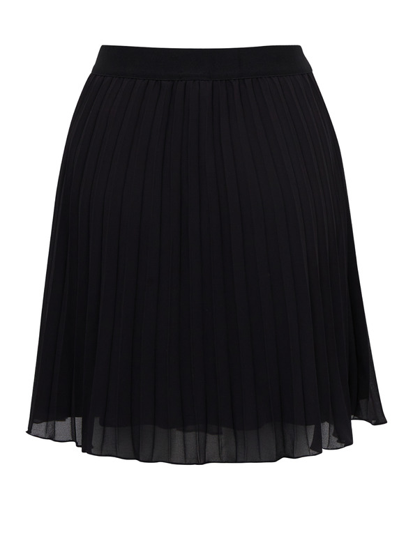 Sam 73 Čierna dámska skladaná minisukňa SAM73 Perseus