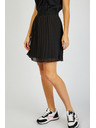 Sam 73 Čierna dámska skladaná minisukňa SAM73 Perseus