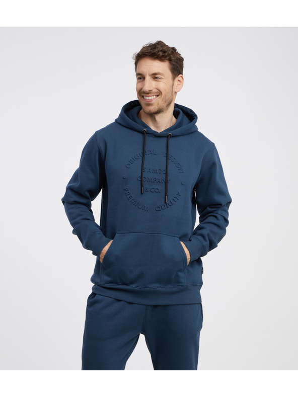 Sam 73 Tmavomodrá pánska mikina SAM 73 Albus