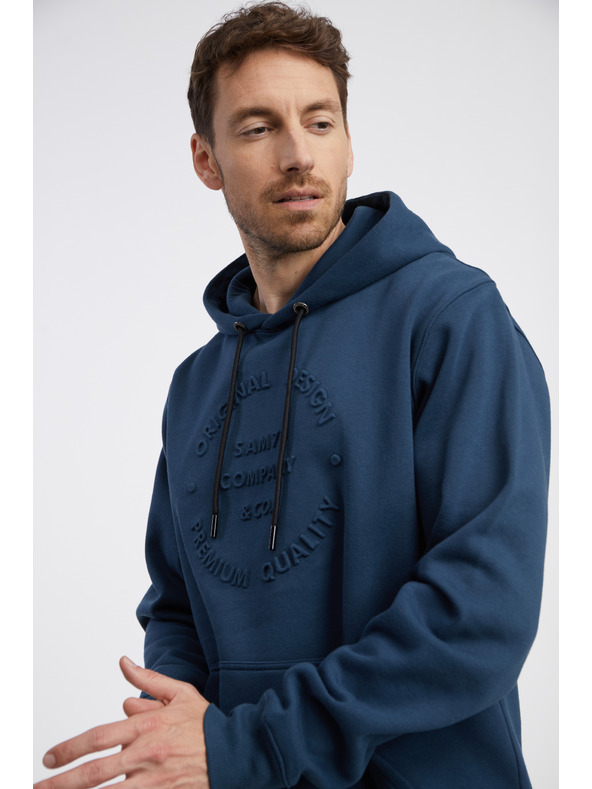 Sam 73 Tmavomodrá pánska mikina SAM 73 Albus