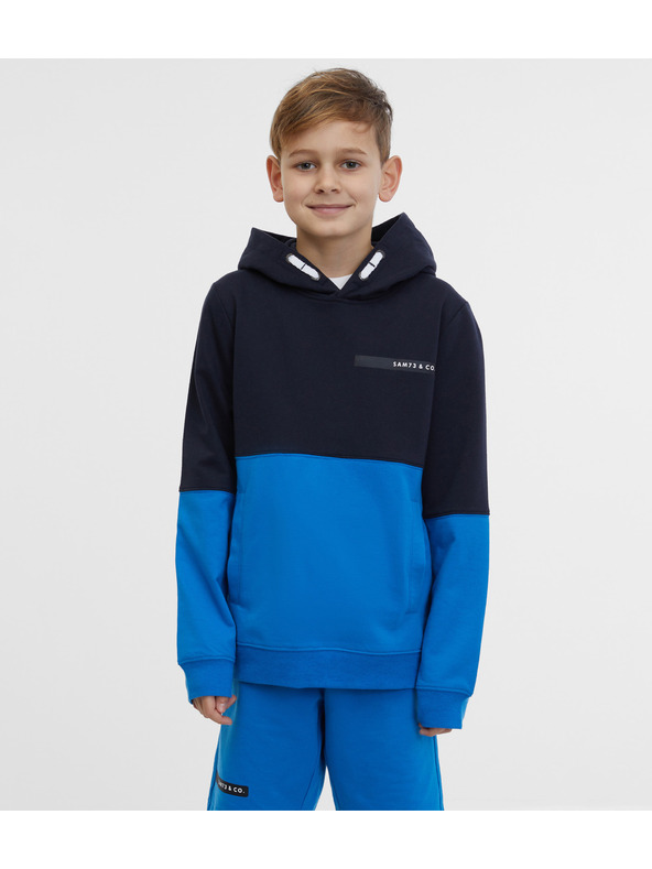 Sam 73 Modrá chlapčenská mikina SAM 73 Chip