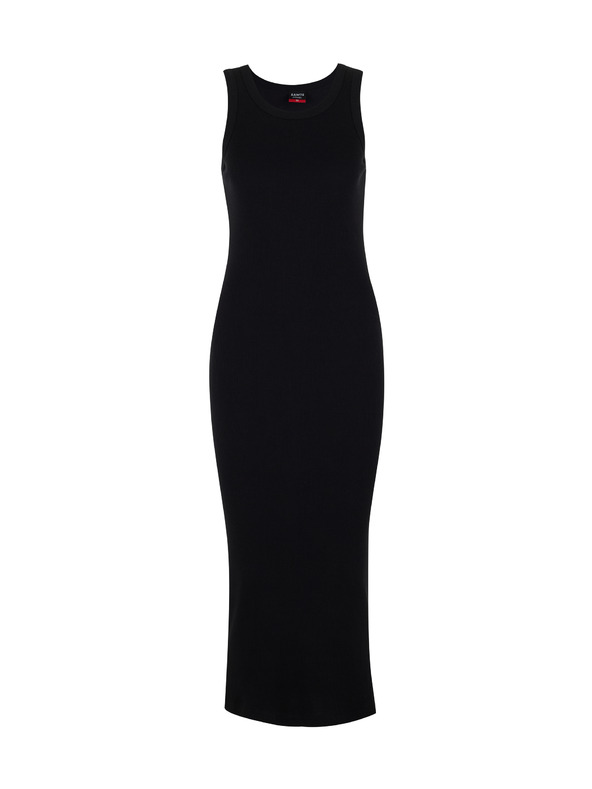 Sam 73 Čierne dámske základné maxi šaty SAM 73 Rita