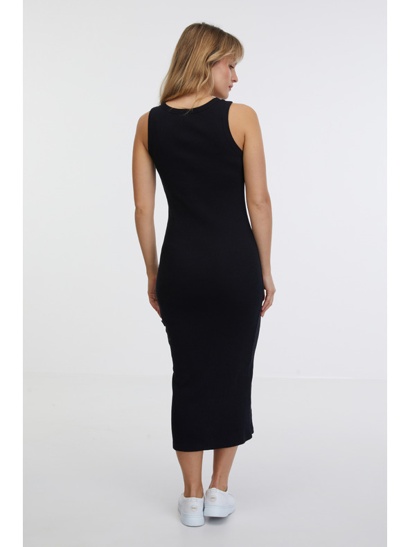 Sam 73 Čierne dámske základné maxi šaty SAM 73 Rita