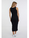 Sam 73 Čierne dámske základné maxi šaty SAM 73 Rita