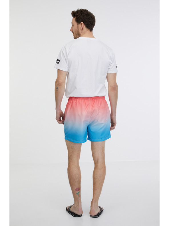 Sam 73 Ružovo-modré pánske plavky SAM 73 Dino