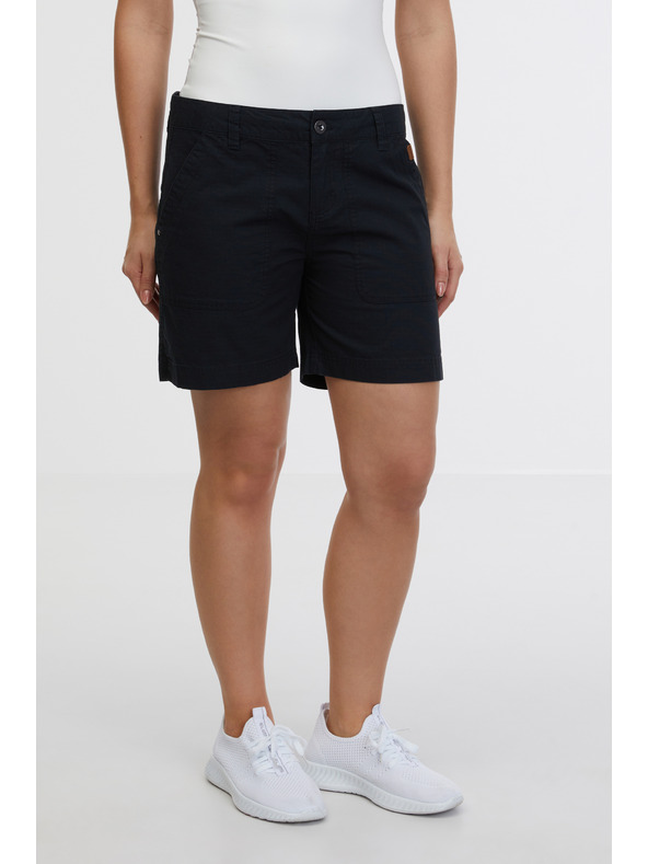 Sam 73 Čierne dámske capri šortky SAM 73 Aurora